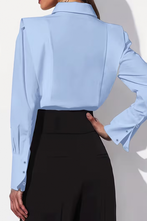 Γυναικείο πουκάμισο PLEVOLZA SKY, Χρώμα: Γαλάζιο, IVET.EU - Εκπτώσεις έως -80%