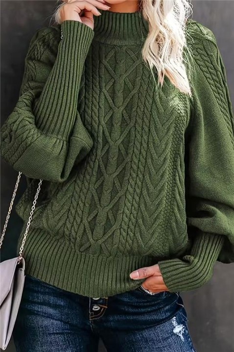 Πουλόβερ TERMOLGA GREEN, Χρώμα: πράσινο, IVET.EU - Εκπτώσεις έως -80%