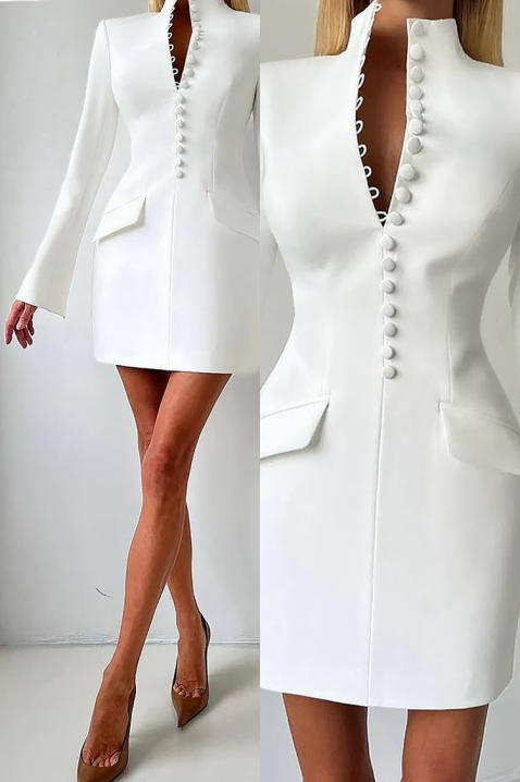 Φόρεμα BLIVOLDA, Χρώμα: άσπρο, IVET.EU - Εκπτώσεις έως -80%