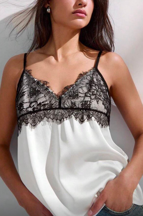 Τοπ RESOLZA WHITE, Χρώμα: άσπρο, IVET.EU - Εκπτώσεις έως -80%