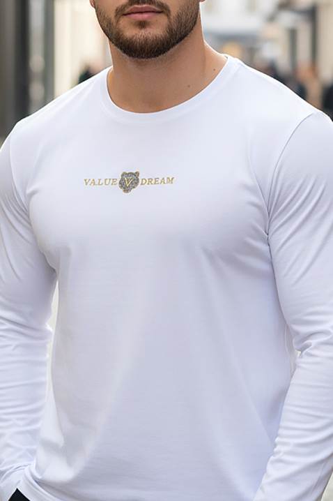 Ανδρική μπλούζα KORTOZO WHITE, Χρώμα: άσπρο, IVET.EU - Εκπτώσεις έως -80%