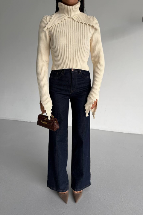 Πουλόβερ DAROLZA ECRU, Χρώμα: εκρού, IVET.EU - Εκπτώσεις έως -80%