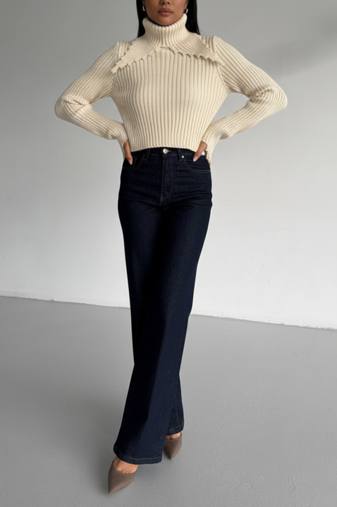 Πουλόβερ DAROLZA ECRU, Χρώμα: εκρού, IVET.EU - Εκπτώσεις έως -80%