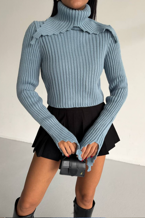 Πουλόβερ DAROLZA SKY, Χρώμα: Γαλάζιο, IVET.EU - Εκπτώσεις έως -80%