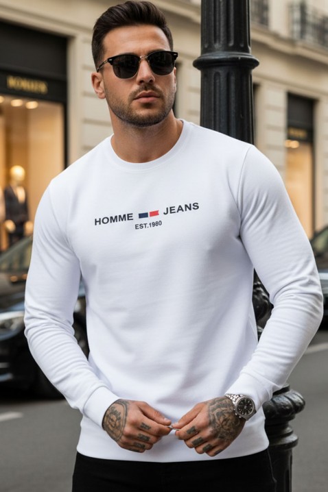 Άνδρικη μπλούζα KELBO WHITE, Χρώμα: άσπρο, IVET.EU - Εκπτώσεις έως -80%