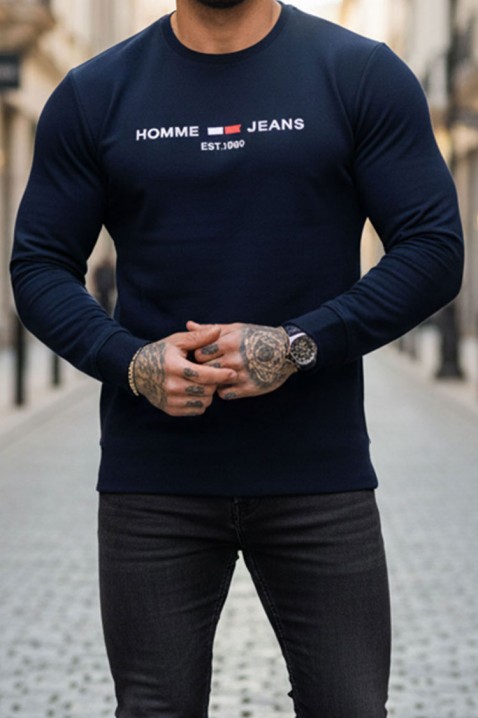 Άνδρικη μπλούζα KELBO NAVY, Χρώμα: σκούρο μπλε, IVET.EU - Εκπτώσεις έως -80%