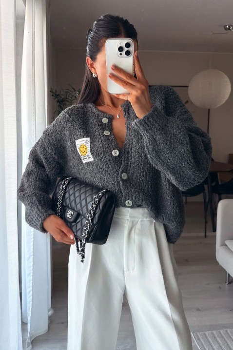 Ζακέτα MOHVELDA GREY, Χρώμα: γκρι, IVET.EU - Εκπτώσεις έως -80%