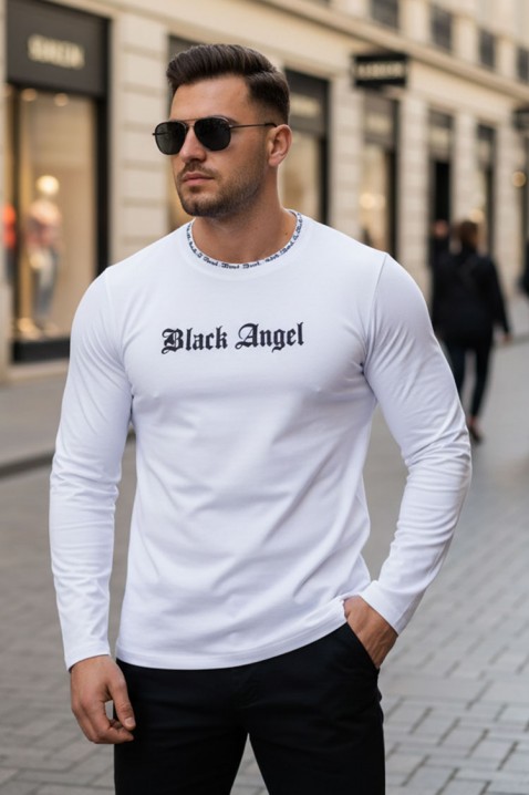 Ανδρική μπλούζα ROZEFO WHITE, Χρώμα: άσπρο, IVET.EU - Εκπτώσεις έως -80%