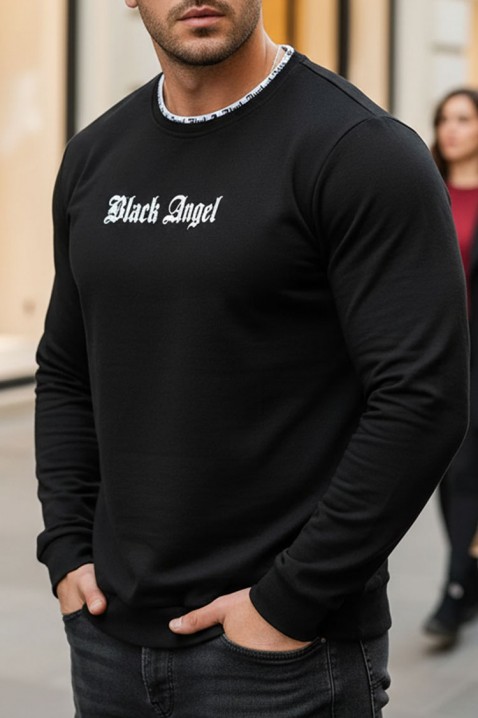 Ανδρική μπλούζα ROZEFO BLACK, Χρώμα: μαύρο, IVET.EU - Εκπτώσεις έως -80%