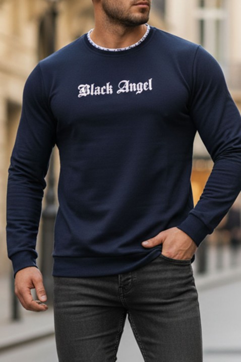 Ανδρική μπλούζα ROZEFO NAVY, Χρώμα: σκούρο μπλε, IVET.EU - Εκπτώσεις έως -80%