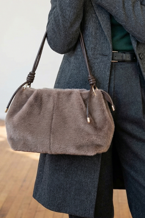 Γυναικεία τσάντα VELOROZA MOCHA, Χρώμα: μόκα, IVET.EU - Εκπτώσεις έως -80%