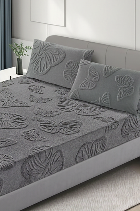 Σεντόνι με λάστιχο GOLMERXA GREY 200х220 cm, Χρώμα: γκρι, IVET.EU - Εκπτώσεις έως -80%