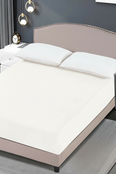 Σεντόνι με λάστιχο SANFELMA WHITE 200х220 cm, Χρώμα: άσπρο, IVET.EU - Εκπτώσεις έως -80%