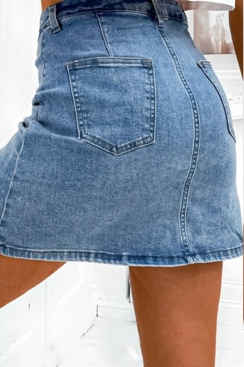 Φούστα - σορτσάκι MINIVONZA, Χρώμα: Γαλάζιο, IVET.EU - Εκπτώσεις έως -80%