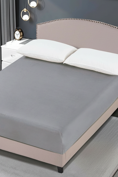 Σεντόνι με λάστιχο SANFELMA GREY 200х220 cm, Χρώμα: γκρι, IVET.EU - Εκπτώσεις έως -80%