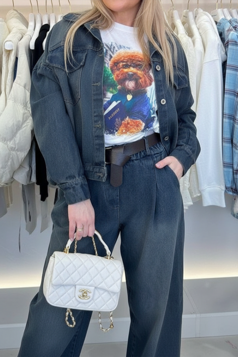 Τζιν μπουφάν ALERONA, Χρώμα: μπλε, IVET.EU - Εκπτώσεις έως -80%