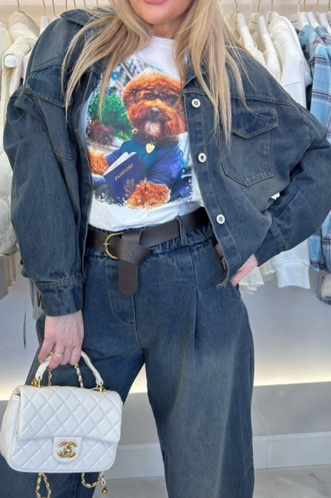 Τζιν μπουφάν ALERONA, Χρώμα: μπλε, IVET.EU - Εκπτώσεις έως -80%