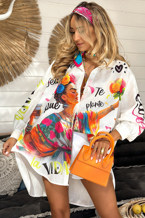 Γυναικείο πουκάμισο CVETINDA, Χρώμα: χρωματιστό, IVET.EU - Εκπτώσεις έως -80%