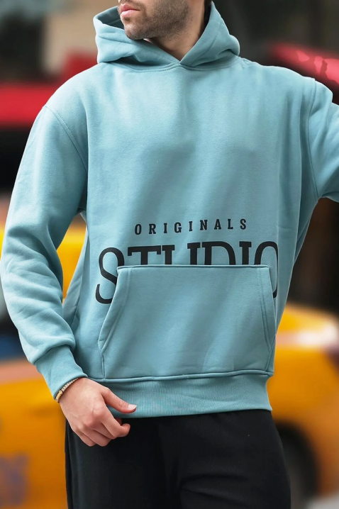 Ανδρικό φούτερ MAREFO SKY, Χρώμα: Γαλάζιο, IVET.EU - Εκπτώσεις έως -80%