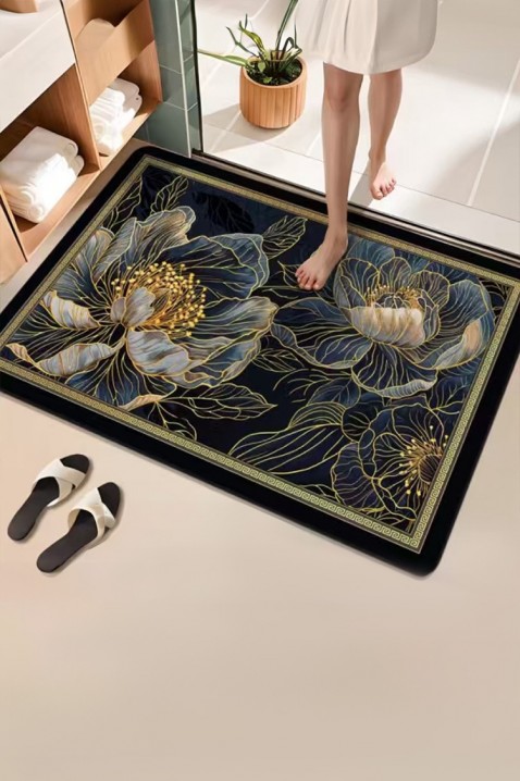 Χαλάκι μπάνιου NIOGELVA, Χρώμα: μαύρο, IVET.EU - Εκπτώσεις έως -80%