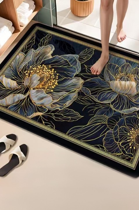 Χαλάκι μπάνιου NIOGELVA, Χρώμα: μαύρο, IVET.EU - Εκπτώσεις έως -80%