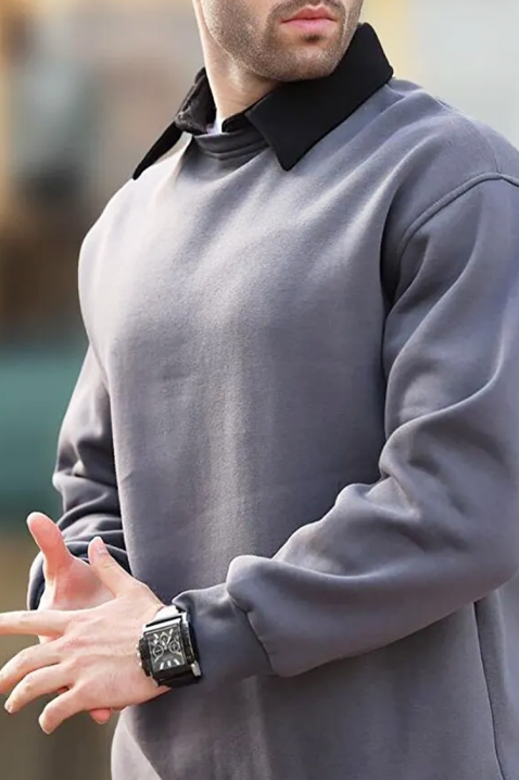 Ανδρικό φούτερ KERJEN GRAFIT, Χρώμα: γραφίτης, IVET.EU - Εκπτώσεις έως -80%