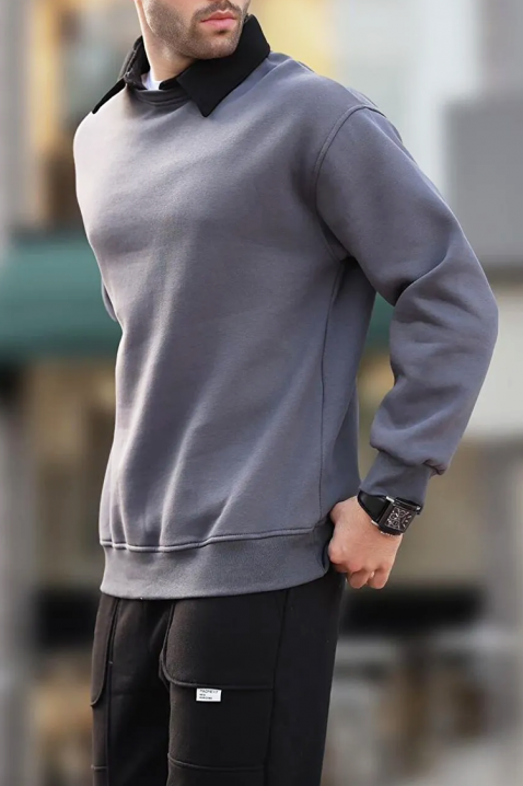 Ανδρικό φούτερ KERJEN GRAFIT, Χρώμα: γραφίτης, IVET.EU - Εκπτώσεις έως -80%