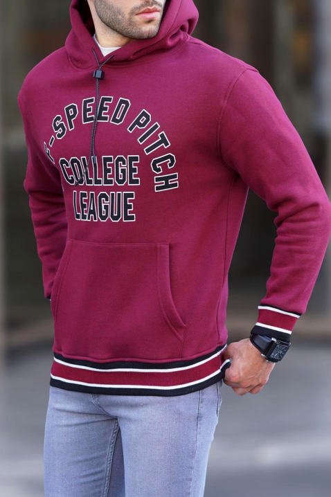 Ανδρικό φούτερ FRELDO BORDO, Χρώμα: μπορντό, IVET.EU - Εκπτώσεις έως -80%