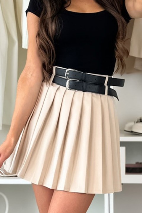 Φούστα AVERBITA BEIGE, Χρώμα: μπεζ, IVET.EU - Εκπτώσεις έως -80%