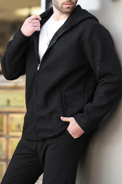 Ανδρικό φούτερ TERONDO, Χρώμα: μαύρο, IVET.EU - Εκπτώσεις έως -80%