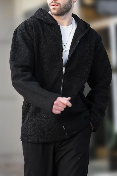 Ανδρικό φούτερ TERONDO, Χρώμα: μαύρο, IVET.EU - Εκπτώσεις έως -80%