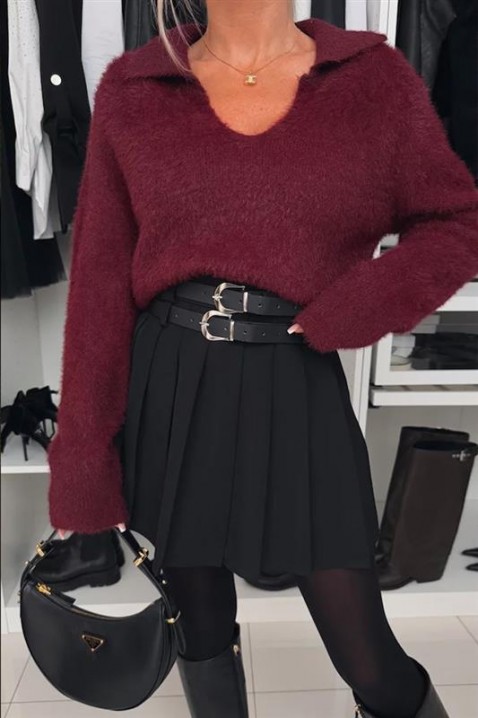 Φούστα AVERBITA BLACK, Χρώμα: μαύρο, IVET.EU - Εκπτώσεις έως -80%