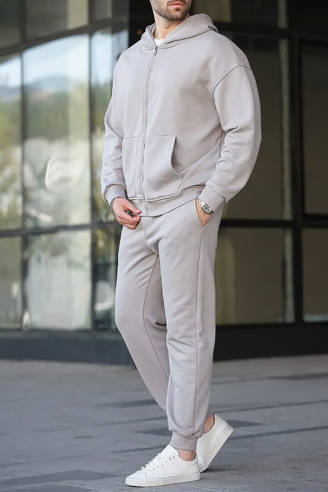 Ανδρικό σύνολο JEREZO GREY, Χρώμα: γκρι, IVET.EU - Εκπτώσεις έως -80%