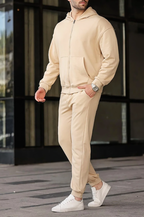 Ανδρικό σύνολο JEREZO BEIGE, Χρώμα: μπεζ, IVET.EU - Εκπτώσεις έως -80%