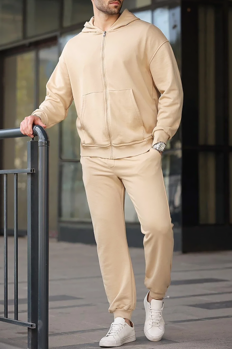 Ανδρικό σύνολο JEREZO BEIGE, Χρώμα: μπεζ, IVET.EU - Εκπτώσεις έως -80%