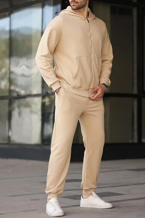 Ανδρικό σύνολο JEREZO BEIGE, Χρώμα: μπεζ, IVET.EU - Εκπτώσεις έως -80%