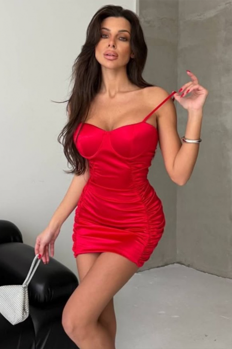 Φόρεμα AREXOLA, Χρώμα: κόκκινο, IVET.EU - Εκπτώσεις έως -80%