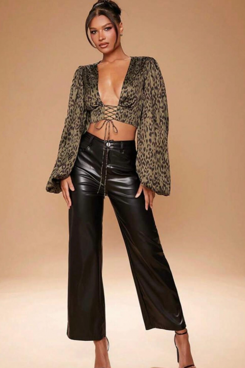 Γυναικεία μπλούζα AVELGOTA, Χρώμα: λεοπάρ, IVET.EU - Εκπτώσεις έως -80%