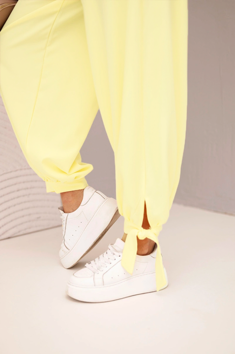 Παντελόνι AZLANTA YELLOW, Χρώμα: κίτρινο, IVET.EU - Εκπτώσεις έως -80%