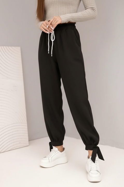 Παντελόνι AZLANTA BLACK, Χρώμα: μαύρο, IVET.EU - Εκπτώσεις έως -80%