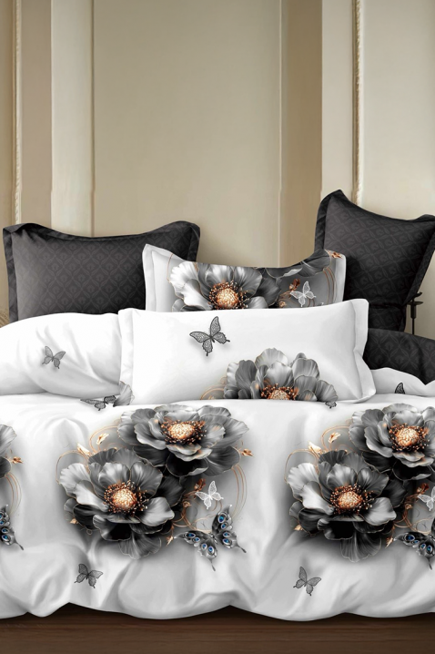 Σετ κρεβατοκάμαρας FRONELMY 200x220 cm βαμβακερό - 4 τεμ., Χρώμα: άσπρο, IVET.EU - Εκπτώσεις έως -80%