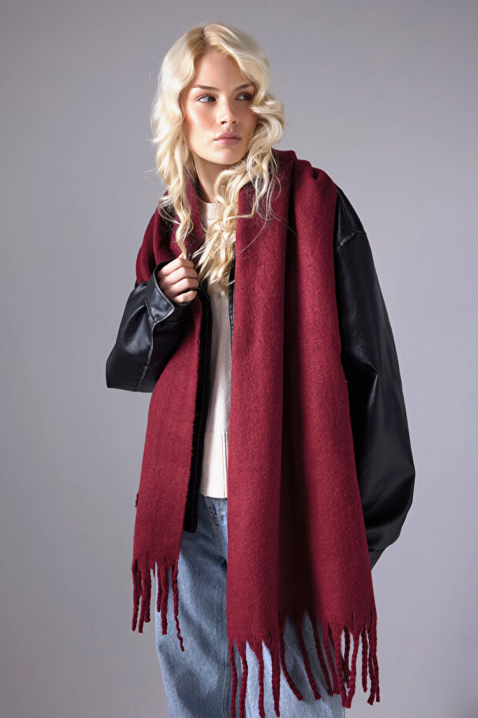 Κασκόλ KAPRINZA BORDO, Χρώμα: μπορντό, IVET.EU - Εκπτώσεις έως -80%