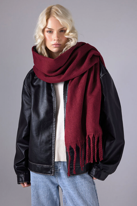 Κασκόλ KAPRINZA BORDO, Χρώμα: μπορντό, IVET.EU - Εκπτώσεις έως -80%