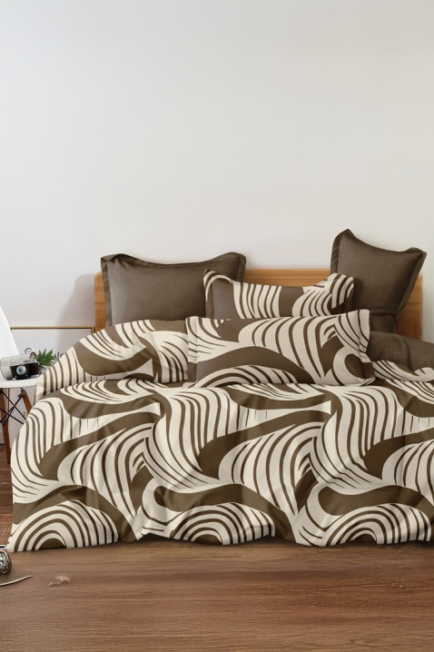 Σετ κρεβατοκάμαρας MAXELGY 200x220 cm βαμβακερό - 4 τεμ., Χρώμα: καφέ, IVET.EU - Εκπτώσεις έως -80%