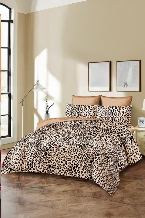 Σετ κρεβατοκάμαρας XELDERY 200x220 cm βαμβακερό - 4 τεμ., Χρώμα: μπεζ, IVET.EU - Εκπτώσεις έως -80%