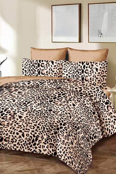 Σετ κρεβατοκάμαρας XELDERY 200x220 cm βαμβακερό - 4 τεμ., Χρώμα: μπεζ, IVET.EU - Εκπτώσεις έως -80%