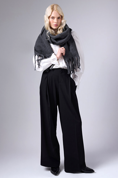 Κασκόλ KAPRINZA GREY, Χρώμα: γκρι, IVET.EU - Εκπτώσεις έως -80%