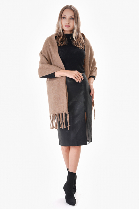 Κασκόλ SHARMALDA BEIGE, Χρώμα: μπεζ, IVET.EU - Εκπτώσεις έως -80%