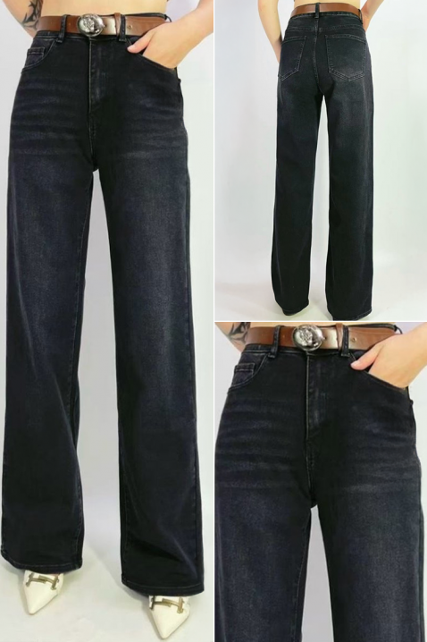 Τζιν GRADELZA, Χρώμα: μαύρο, IVET.EU - Εκπτώσεις έως -80%