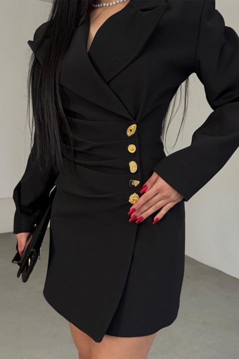 Φόρεμα - μπλέιζερ SENVOLFA, Χρώμα: μαύρο, IVET.EU - Εκπτώσεις έως -80%